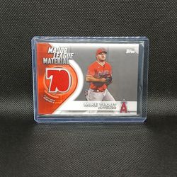 2021 Series 1 Mike Trout MLM-MT Player Worn Memorabilia Card 
