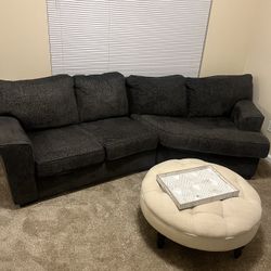 Couch With Ottoman 
