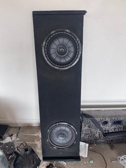 2 12” shallow truck kicker sub subwoofers subs bajos