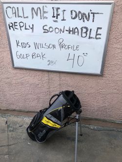 Kids golf bag