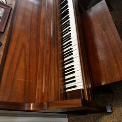 Kimball Upright Piano w/ Bench - Needs Repair (Great Starter Project)