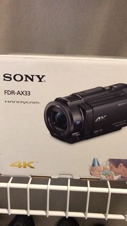 Sony FDR-AX33 video cam
