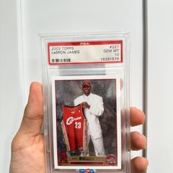 2003 Lebron James Topps 221