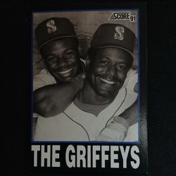 1991 Score, THE GRIFFEYS Baseball Card