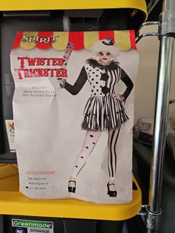 Twisted Tricker costume adult size 14-16