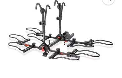 ARKSEN 4 E-BIKE OR REGULAR BIKE CARRIER 300LBS CAPACITY . BIKE RACK" QUICK RELEASE HANDLE. FAT TIRE, OR REGULAR TIRE . (folds up).     SOLD