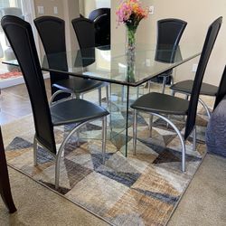 Pace Collection Mid century All Glass Dining Table