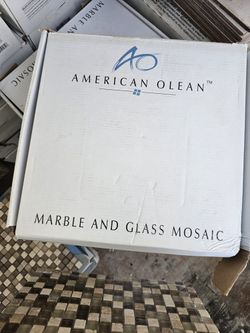 American Olean Marble and Glass Mosaic Tile DG47