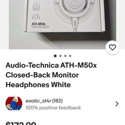 AUDIO-TECHNICA ATH-M50x HEADPHONES