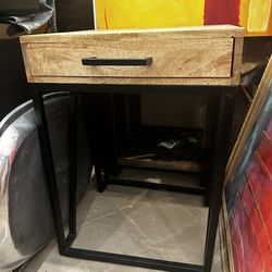 Wood Side Table