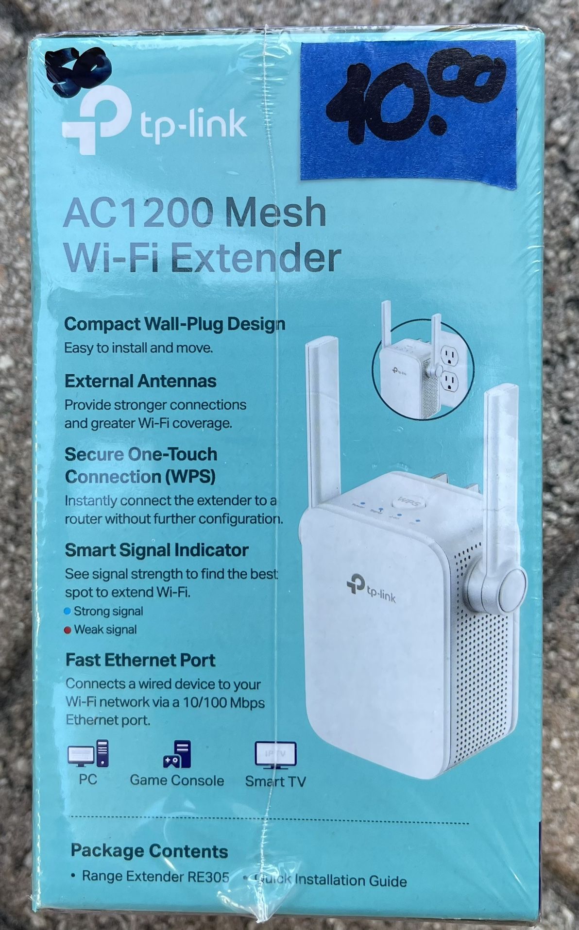 TP-LINK AC1200 Wi-Fi Range Extender (NEW) (RE305)
