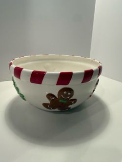 Christmas Gingerbread mixing bowl