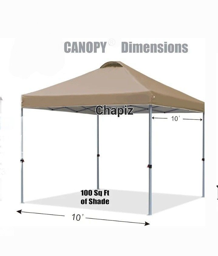 10x10 Ez Pop Up Canopy Waterproof Tent UPF 50+ All Wether Waterproof Outdoor Wedding Party Tents Canopy Gazebo