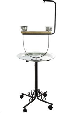 *OPEN BOX* Kings Cages Metal play stand PP B71T 63X22X22 - WHITE