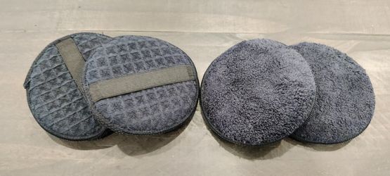 Wax Applicator Pad With Strap 4 Pieces 