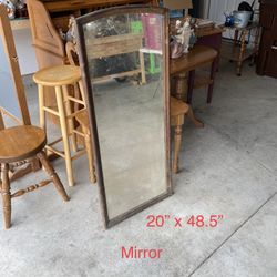 Antique Mirror - 20” x 48.5”