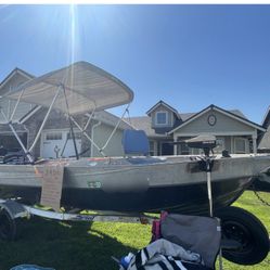 14ft Valco Fishing Boat w/ Trailer 