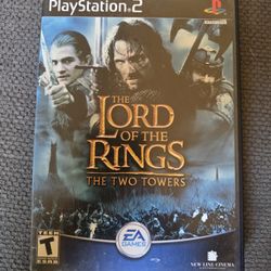PS2 Game -- The Lord Of The Rings The Two Towers