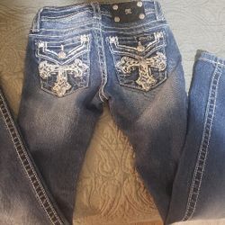 Girls Miss me Jeans Sz 7