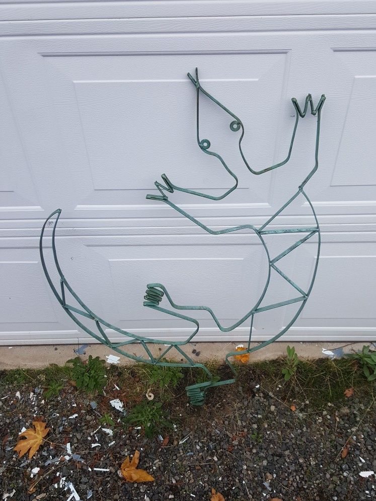 Metal Deco Lizard