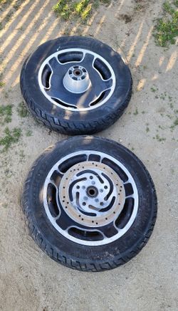 Harley Davidson Police Electra Glide EM Wheels & Rims 24x6"