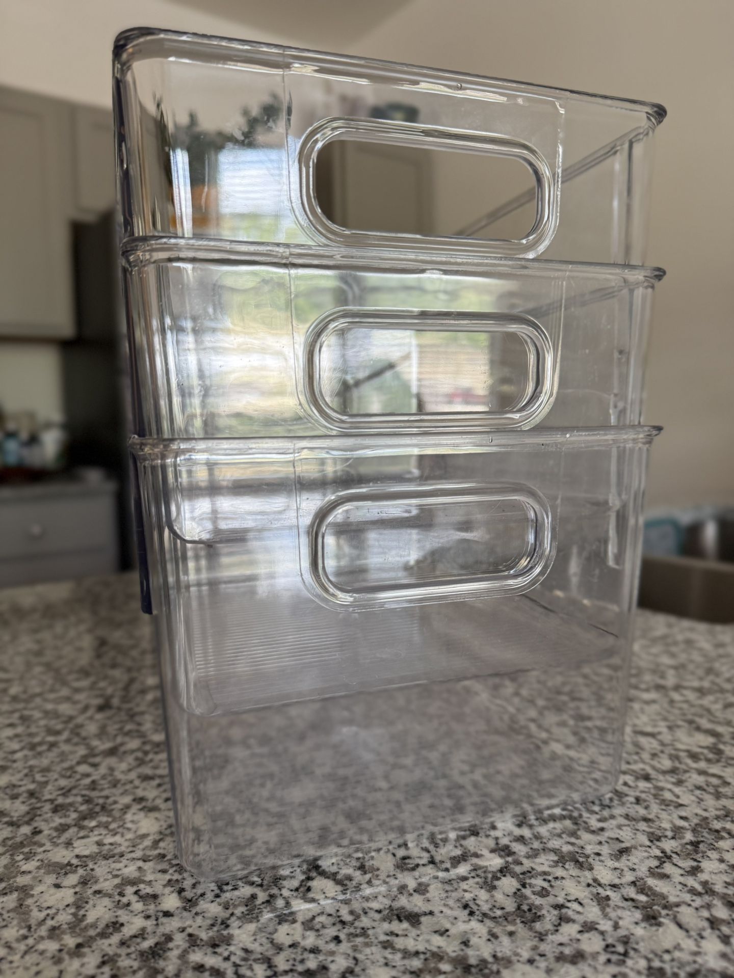 5 Acrylic organization/storage containers
