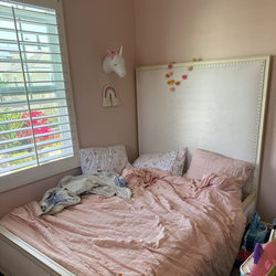 Pottery Barn full size bed frame