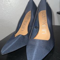 Blue Calvin Klein Heels