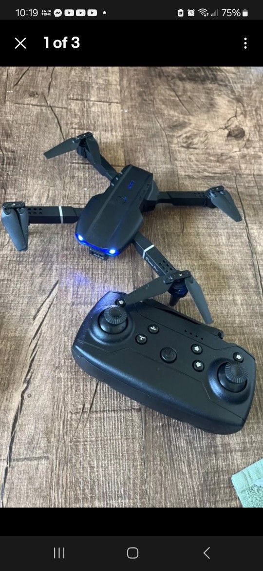 Drone With Dual 4K Camera, Foldable Quadcopter HD FPV Camera Remote Control