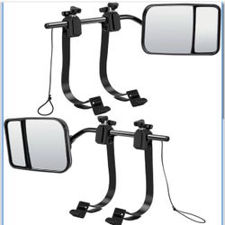 Towing Mirrors Extenders for Towing Cars Trailer Truck Boat, 2 Pack (N64)