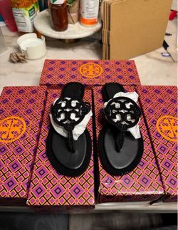 tory Burch embellished sandals