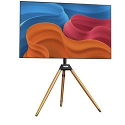 Ergounion Tripod TV Stand for 32-75 Inch Screen up to 77lbs