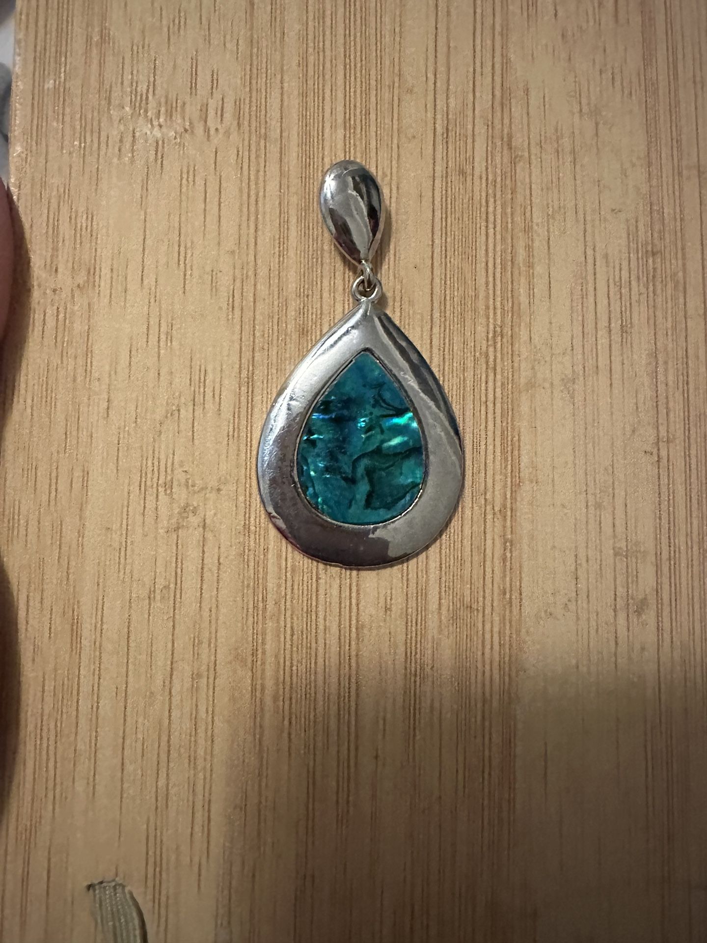 Turquoise and Sterling Silver Pendant