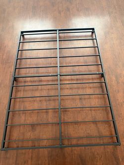 Black Metal Bed Frame Platform Base