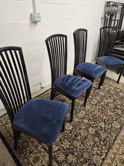 Matching ladder back chairs
