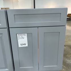 24'' Grey Shaker Bathroom Vanity $249