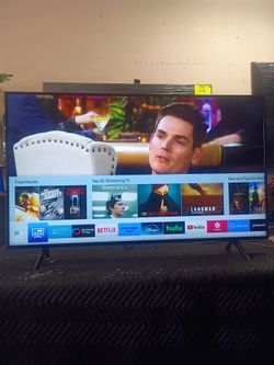 55 inch Samsung 4k smart tv ultra HD beautiful tv comes with remote control shows great quality clear picture works perfect guaranteed