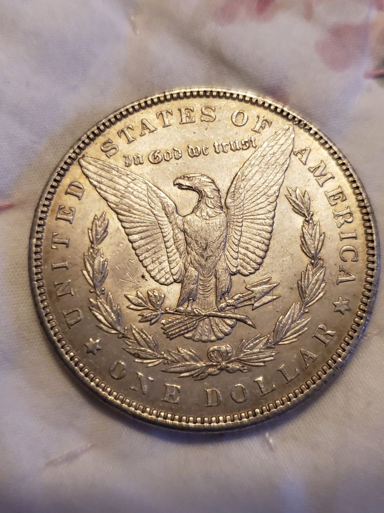 (5) Morgans silver dollars