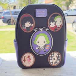 Loungefly Beetlejuice Character Frames Mini Backpack (Brand New)