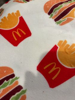 McDonald's Print Fleece Fabric or Blanket