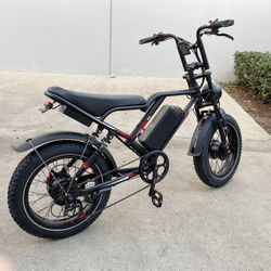 New, e-bike dual motor 2000w 48v 25ah, top speed 32 mph. Full suspension, hydraulic disc brakes electric bike 