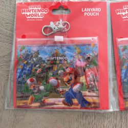 Super Nintendo World Lanyard Pouch