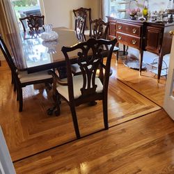 Formal Dining Set With Hutch And Sideboard 
