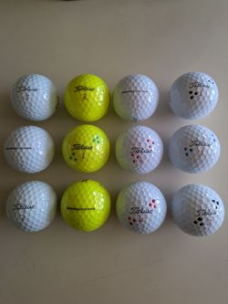 ONE DOZEN TITLEIST PRO V1X GOLF BALLS-VERY GOOD CONDITION