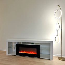 Electric Fireplace TV Stand 