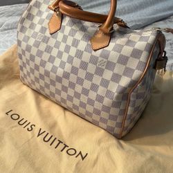 LOUIS VUITTON SPEEDY 30 in DamierAzur (Aunthentic) 