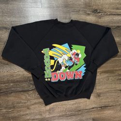 Vintage Touch Down Graphic Sweatshirt/Crewneck 