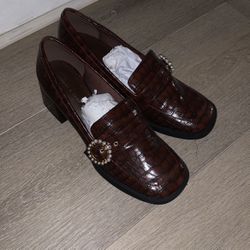 Charles & Keith Loafers Heels