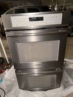 27” Double Electric wall oven stainless steel