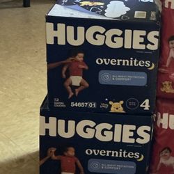 Huggies Overnite Size 4&5 20$ EACH